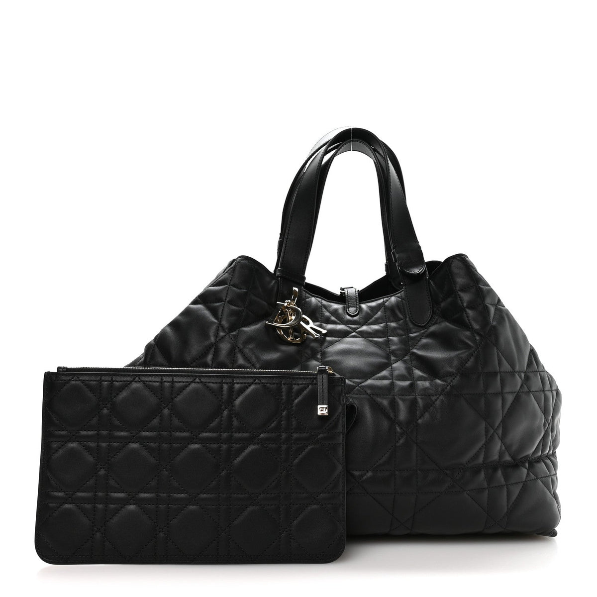 Calfskin Macrocannage Large Toujours Black AT My store