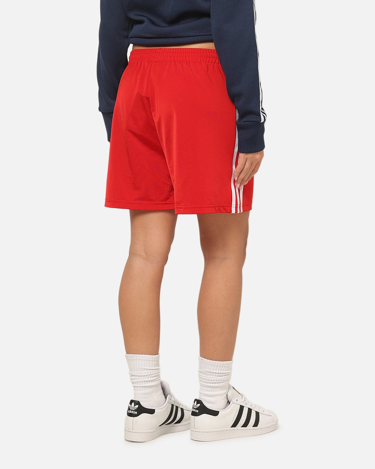 Best-Selling Adidas Women's Firebird Classic Shorts Better Scarlet