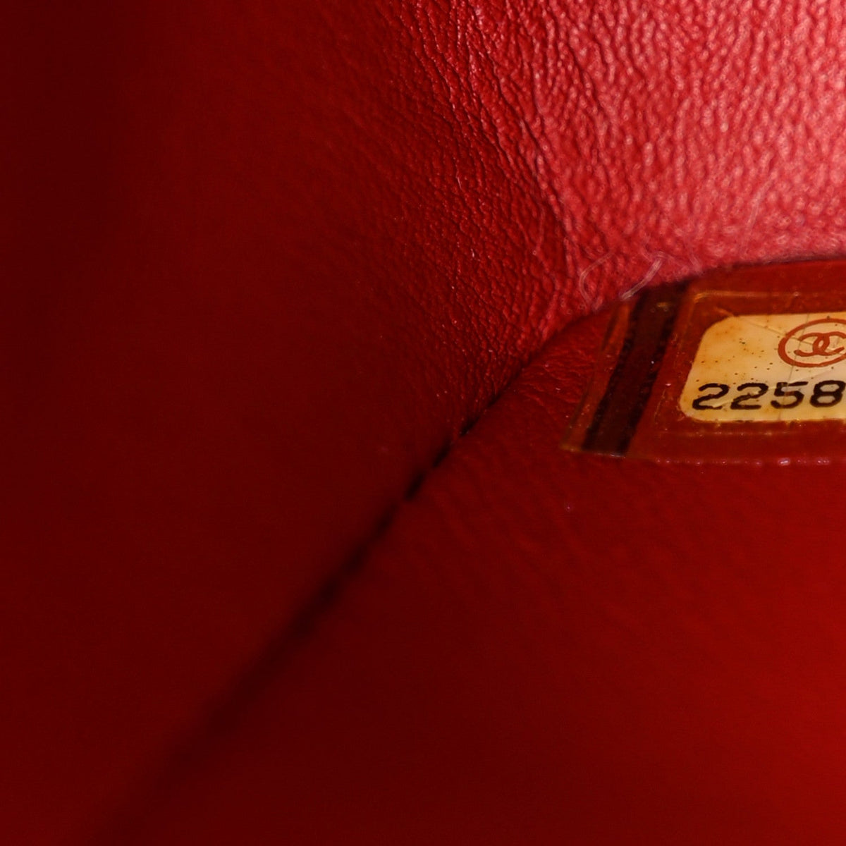Snakeskin Jumbo Double Flap Red At My store