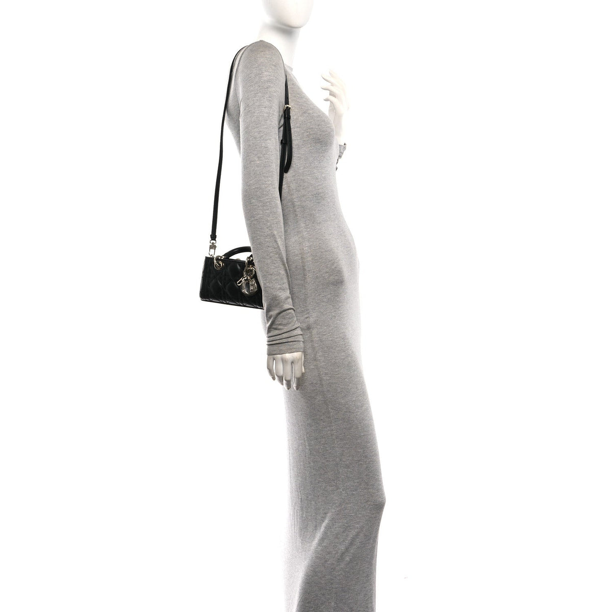 Lambskin Cannage Micro Lady D-Joy Black AT My store