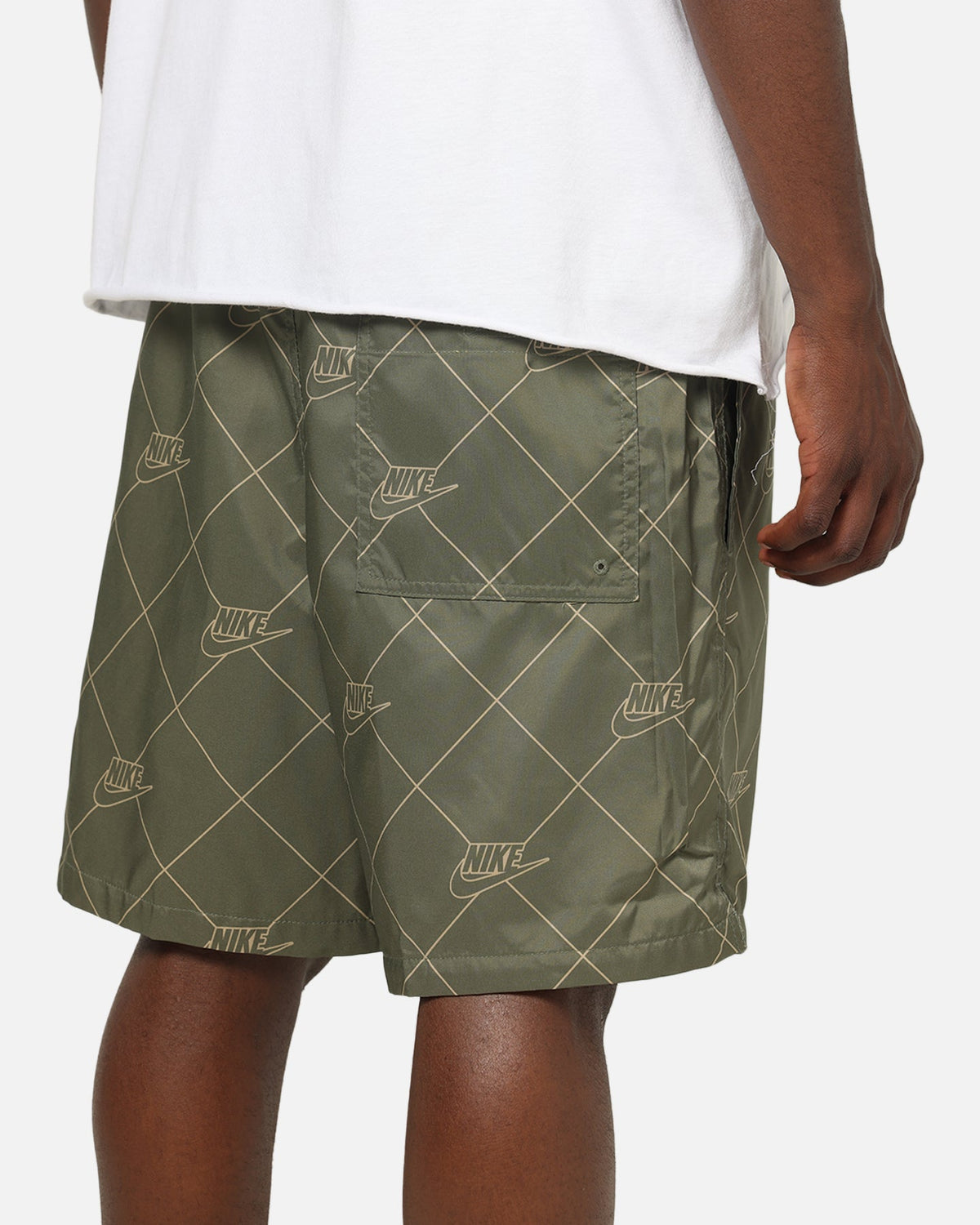 Top Seller Nike Sportswear Club Woven Flow Shorts Medium Olive/White