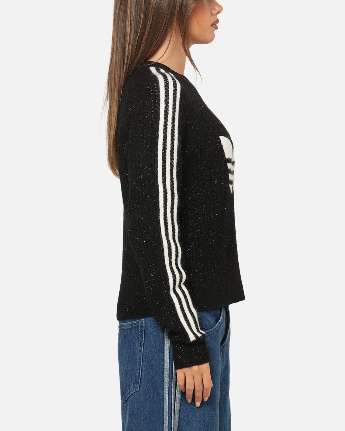 Best-Selling Adidas Women's Originals Knit Crewneck Black