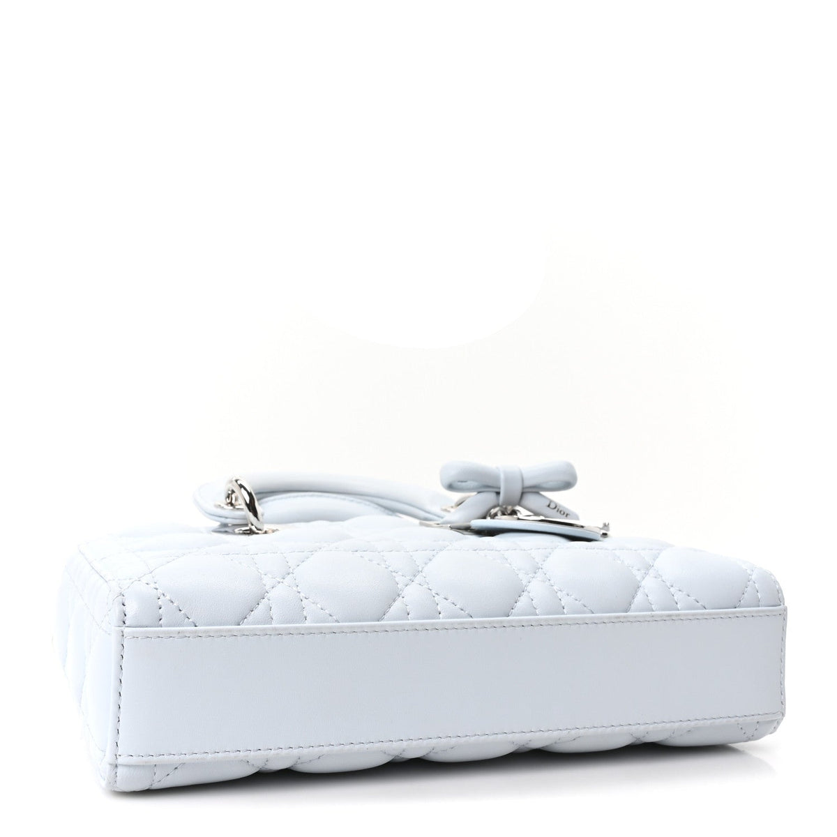 Lambskin Cannage Small Lady D-Joy Light Blue AT My store