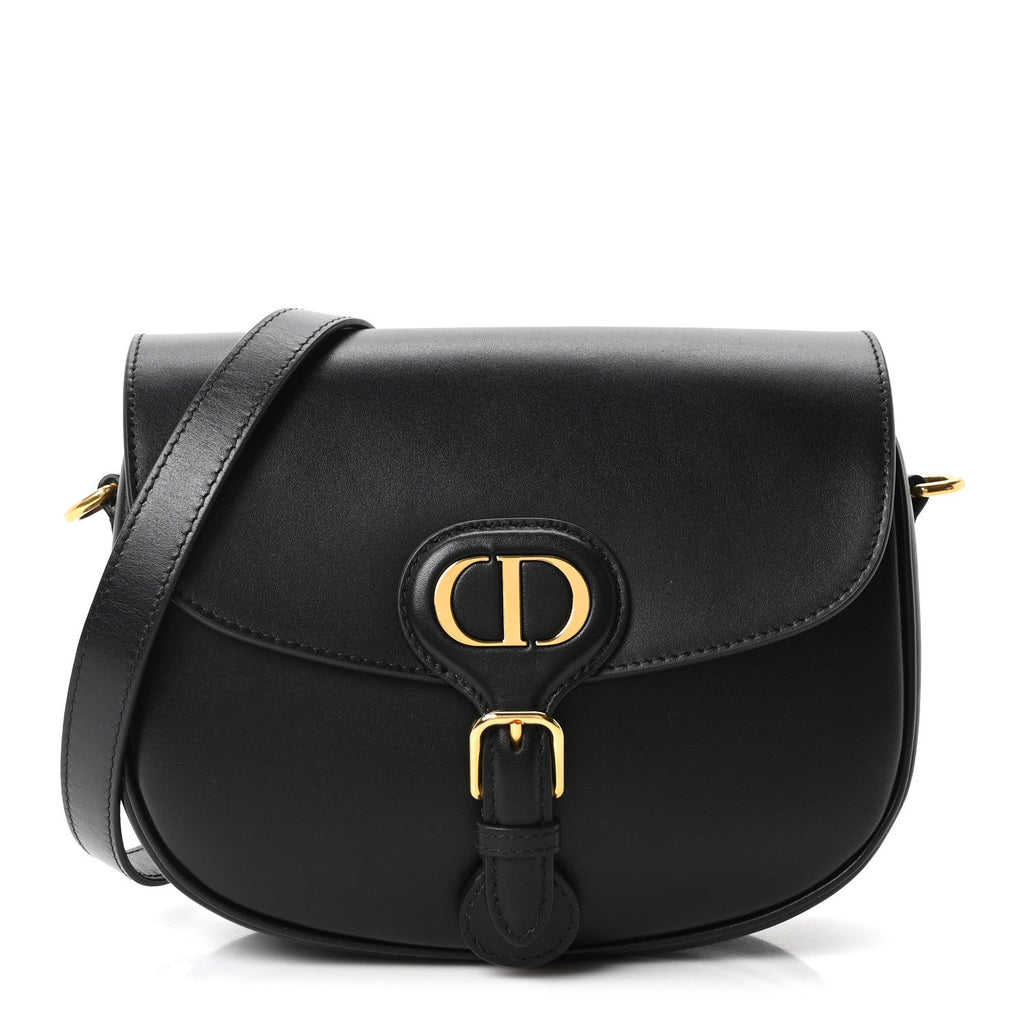 Box Calfskin Medium Bobby Flap Black AT My store