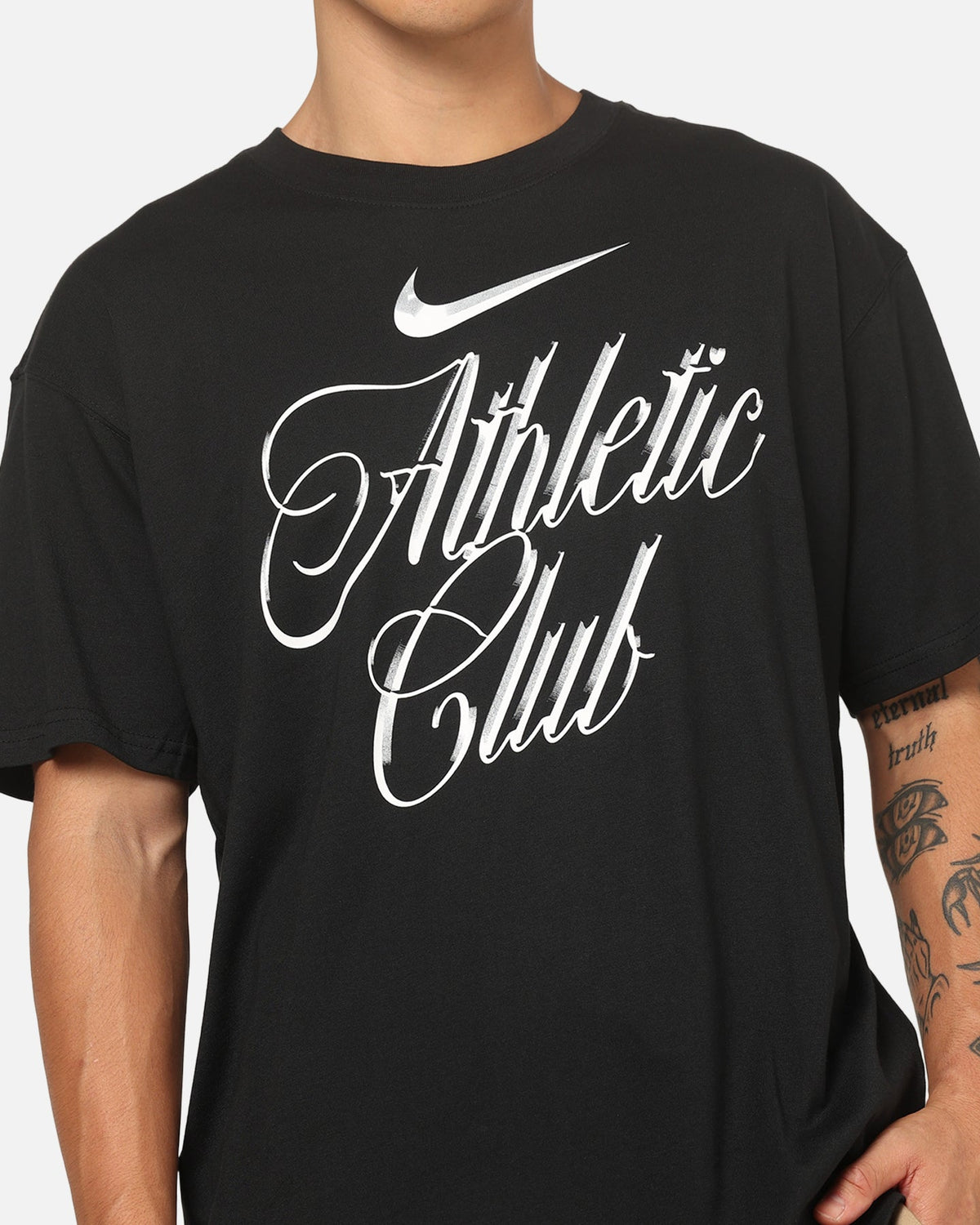 Top Seller Nike N.A.C. Script T-Shirt Black