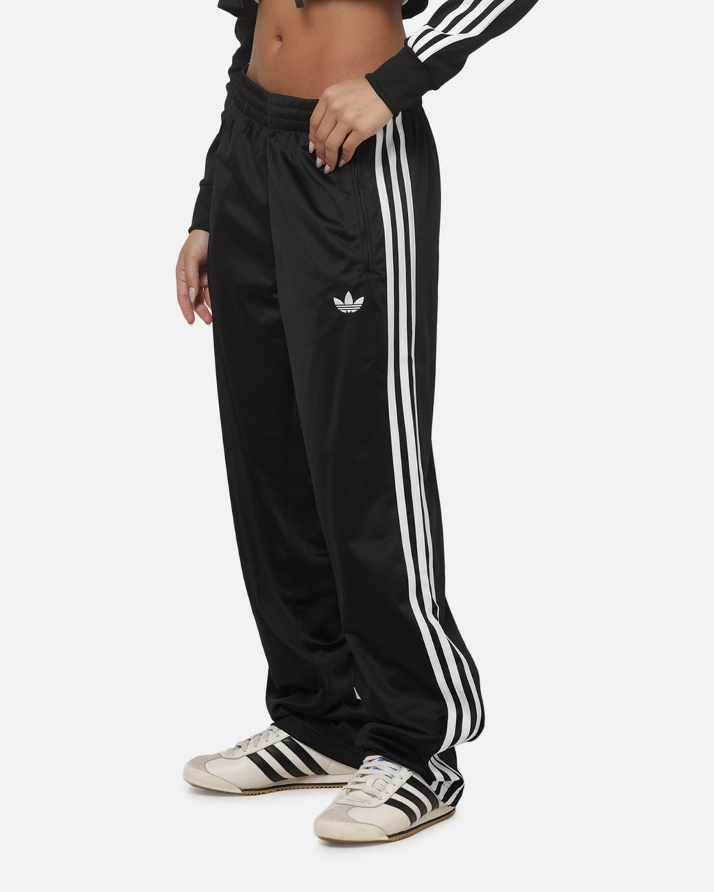 Best-Selling Adidas Firebird Trackpants Black/White