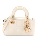 Lambskin Cannage Micro Lady D-Joy Latte AT My store