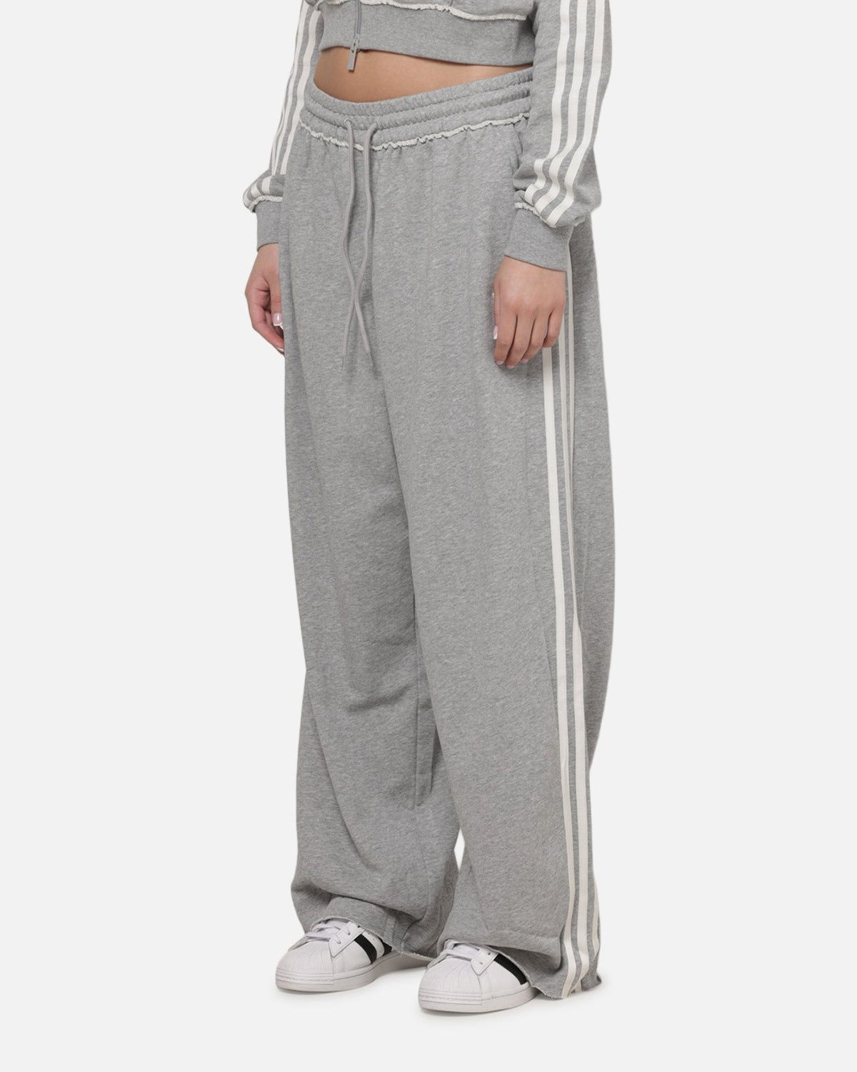 Best-Selling Adidas Women's Graphic Loose Sweat Pants Medium Grey Heather
