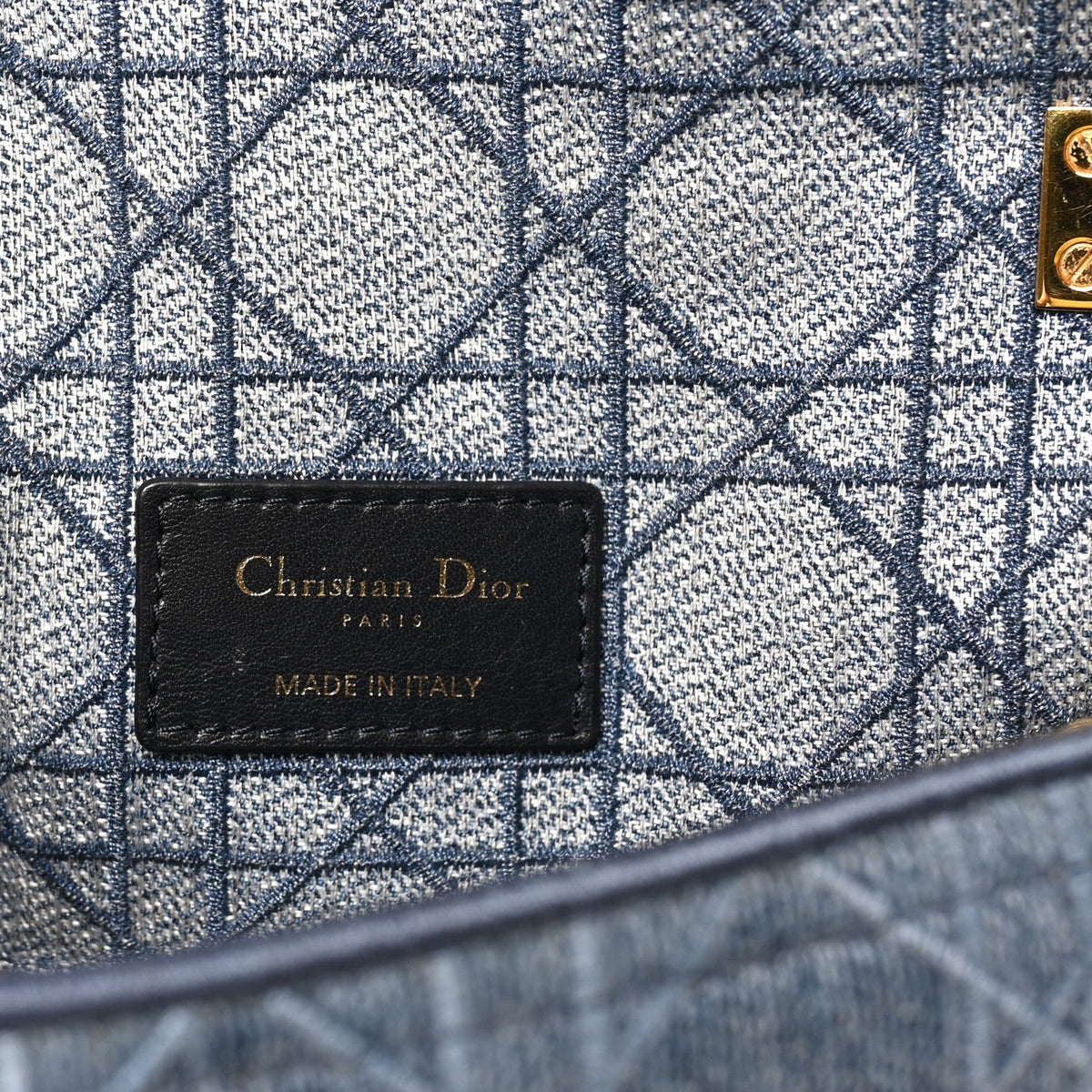 Denim Cannage Small Caro Bag Blue AT My store