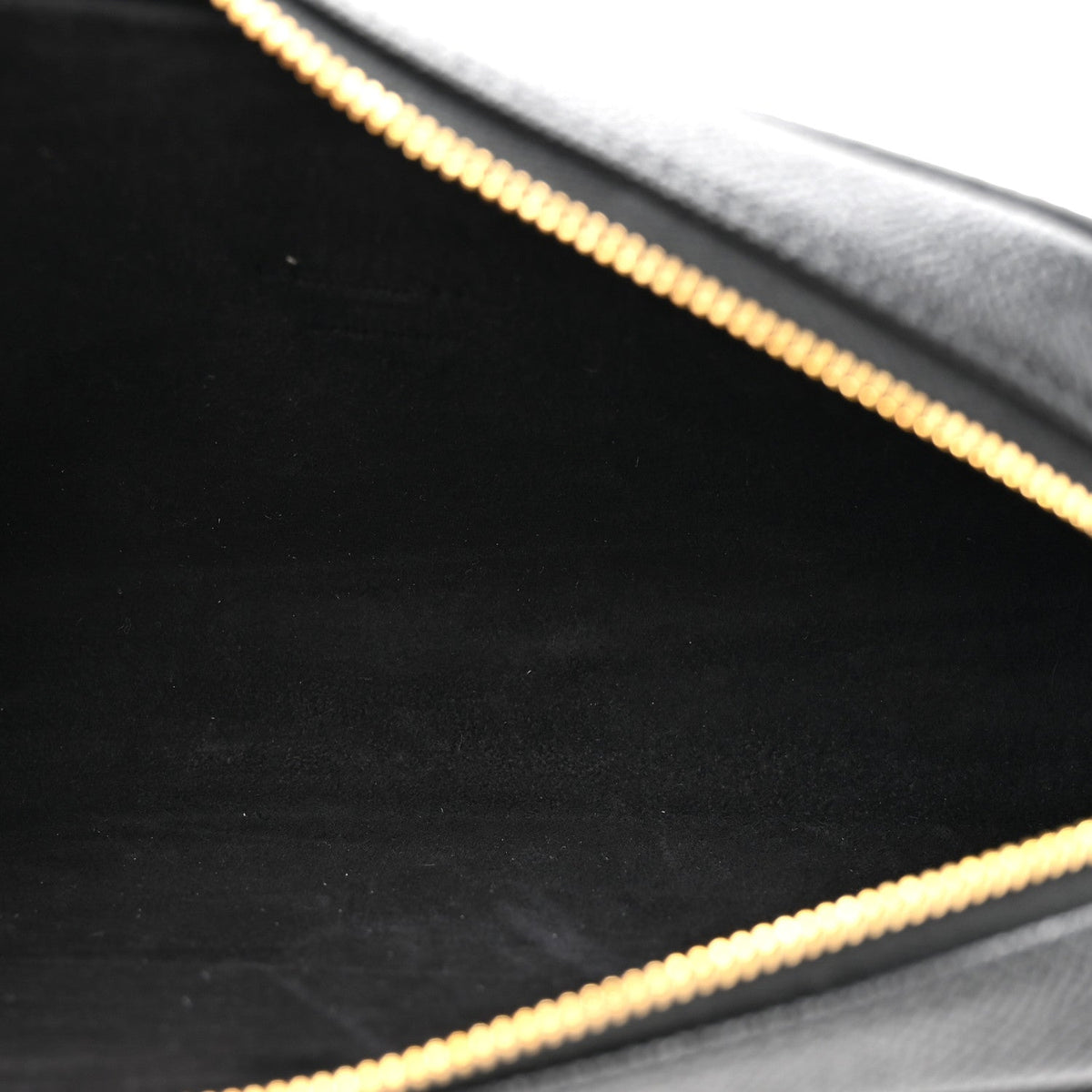 Grained Calfskin Caro Double Pouch Black AT My store