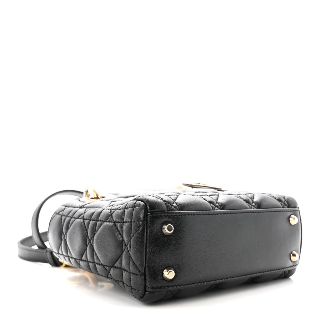 Lambskin Cannage Mini Lady Dior Black AT My store