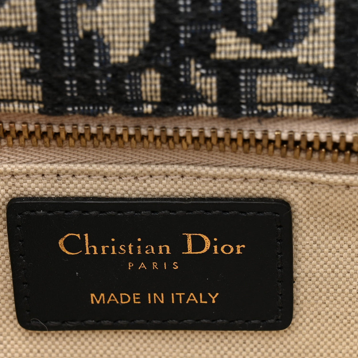 Oblique Small DiorAddict Flap Bag Navy Blue AT My store