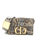 Snakeskin 30 Montaigne Box Bag Beige Multicolor AT My store