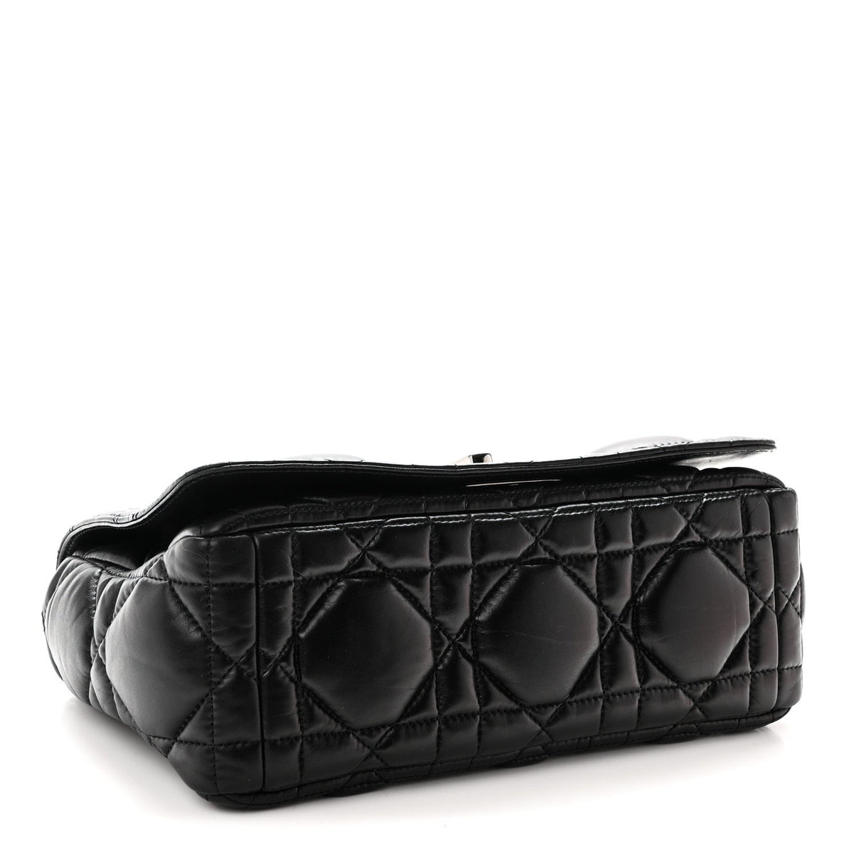 Calfskin Macrocannage Large Caro Bag Black AT My store