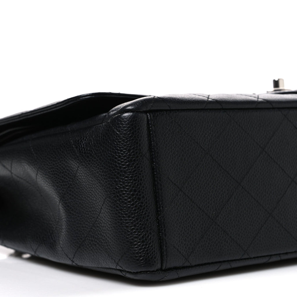 Caviar Quilted Maxi Double Flap Black At My store
