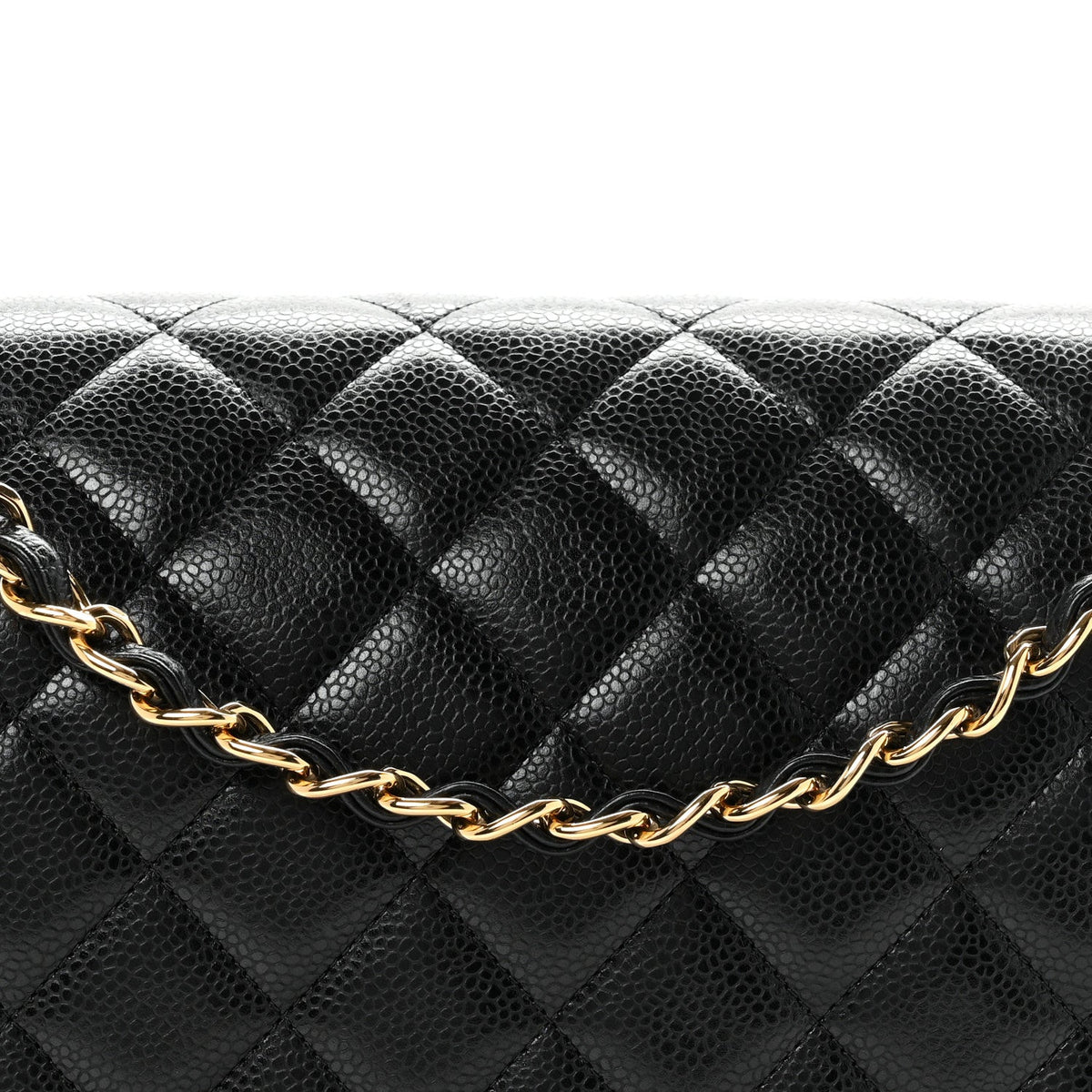 Caviar Quilted Maxi Double Flap Black At My store