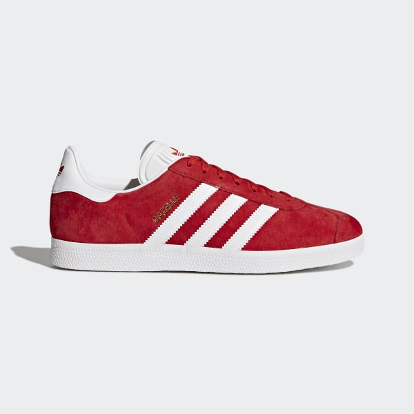 New Arrival Adidas Original GAZELLE Men - SCARLE/FTWWHT/GOLDMT/ECARLA/FTWBLA/ORMETA