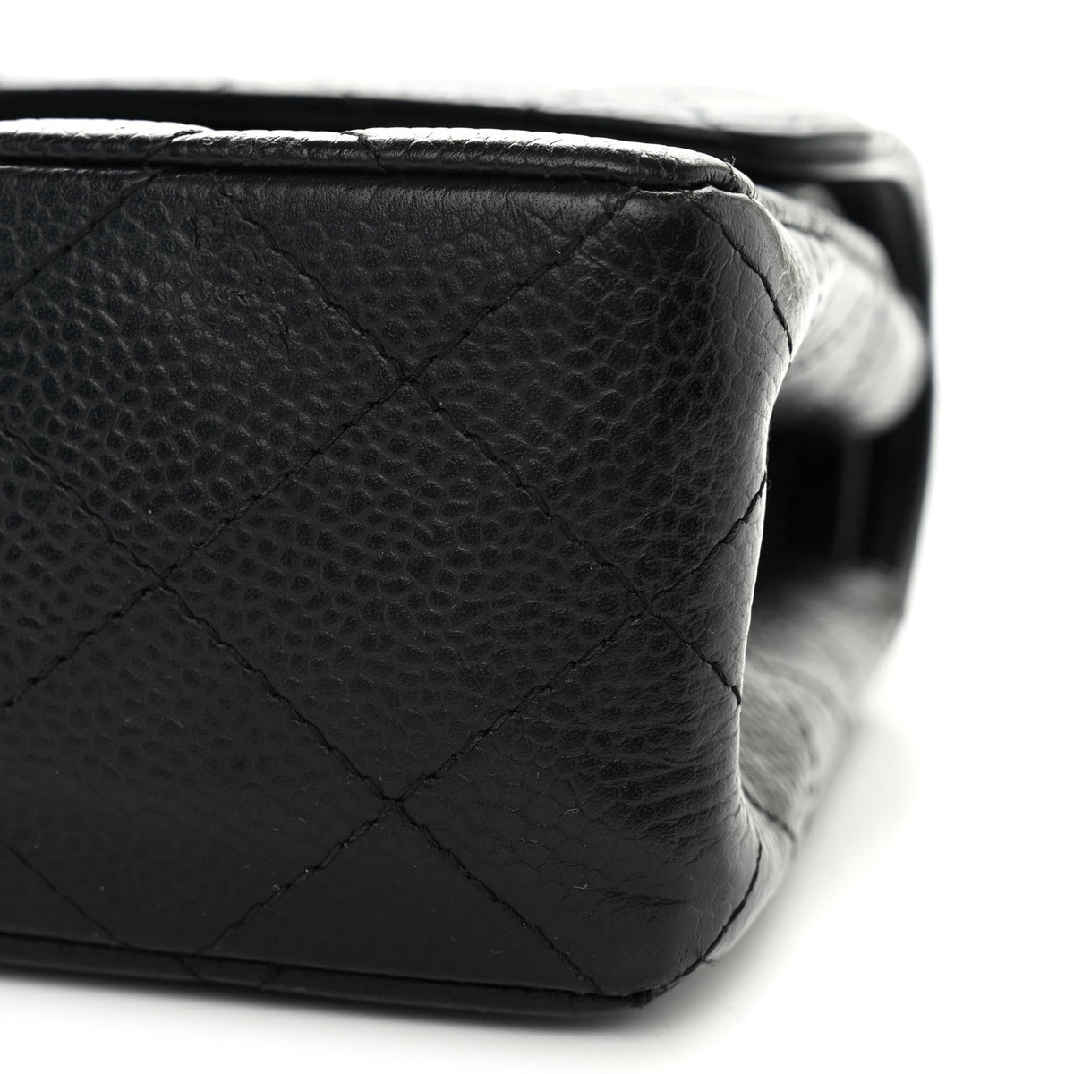 Caviar Quilted Small Double Flap Black At My store