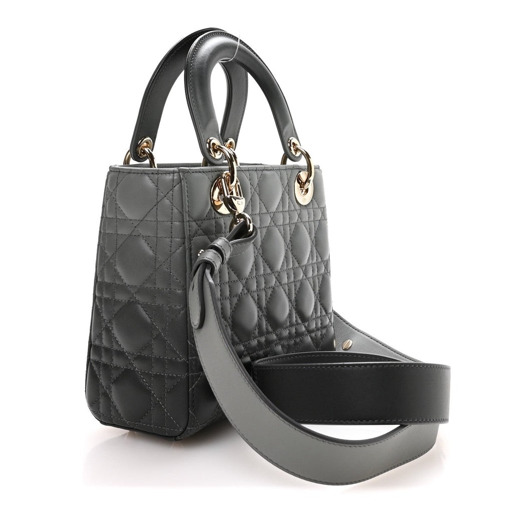Lambskin Cannage Gradient Small My ABCDior Lady Dior Grey AT My store