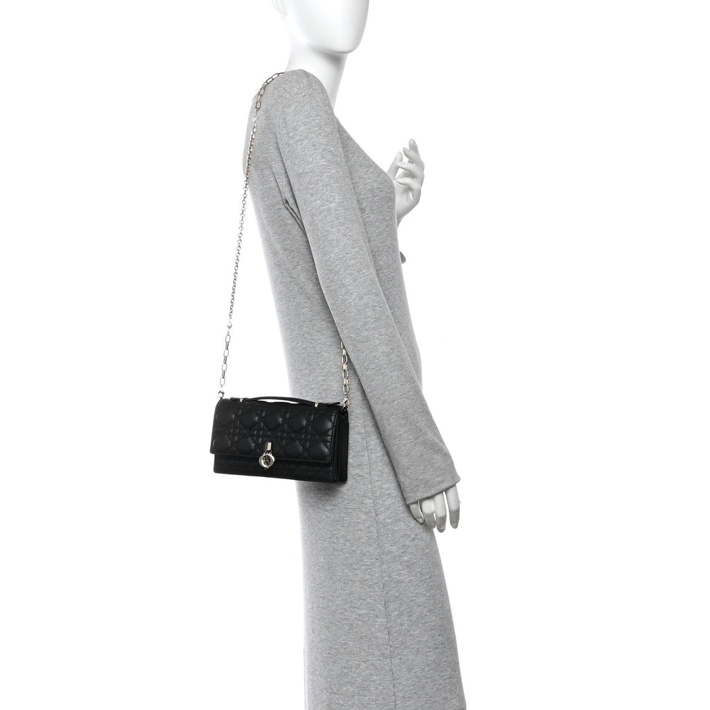 Lambskin Cannage Mini My Dior Bag Black AT My store