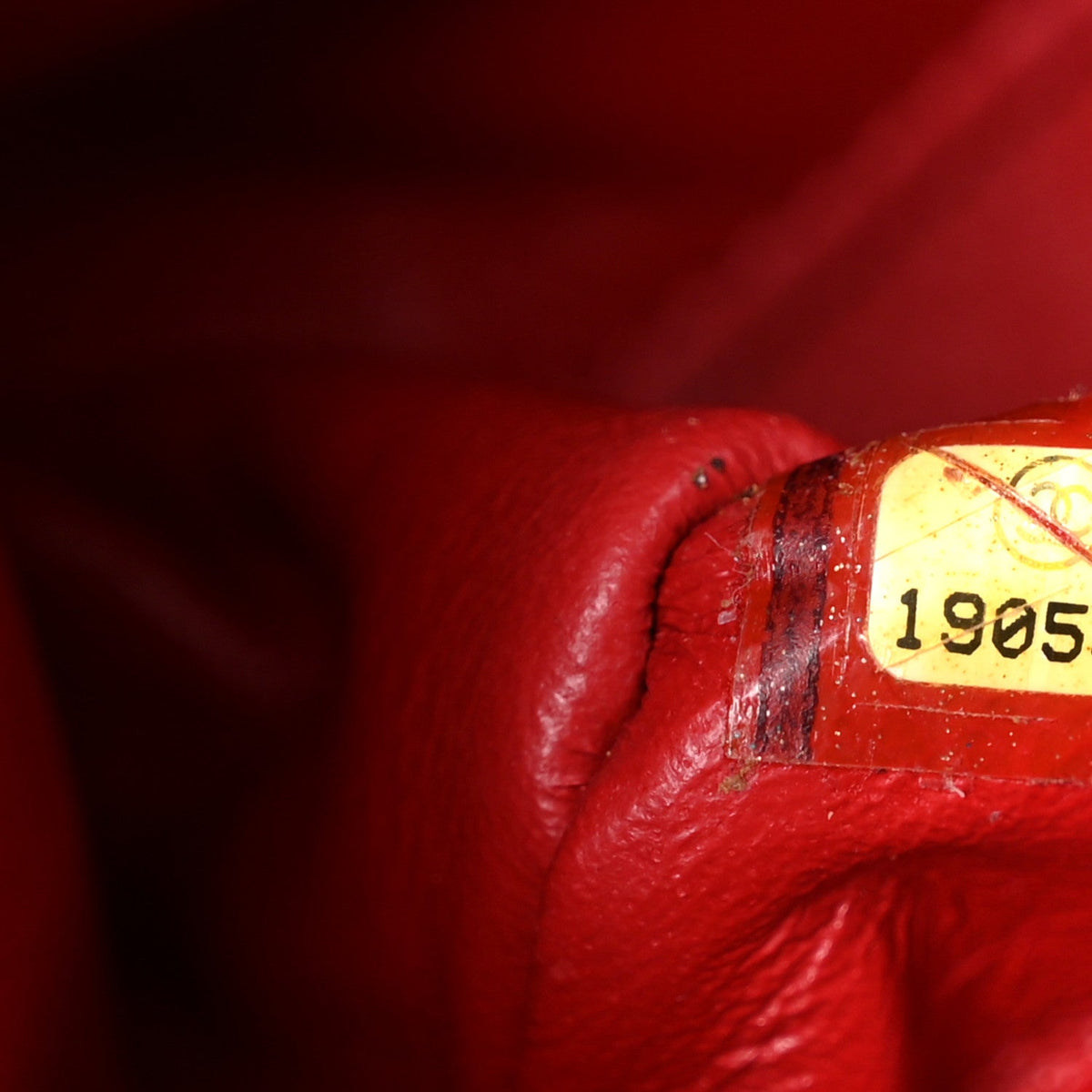 Caviar Quilted Medium Double Flap Red At My store