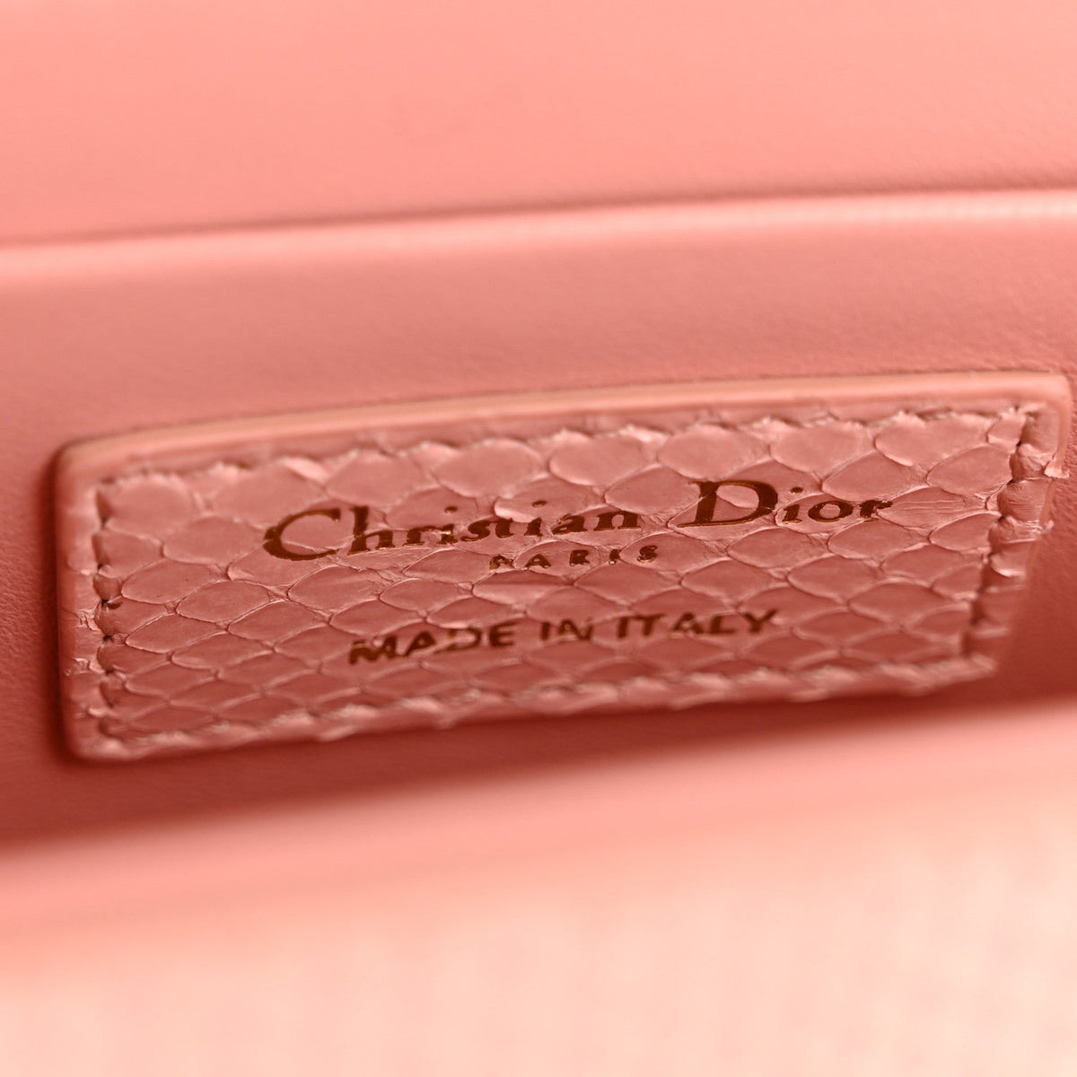 Snakeskin 30 Montaigne Box Bag Rose Clair AT My store