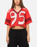Top Seller Nike Women's Sportswear Oversized Cropped Jersey University Red