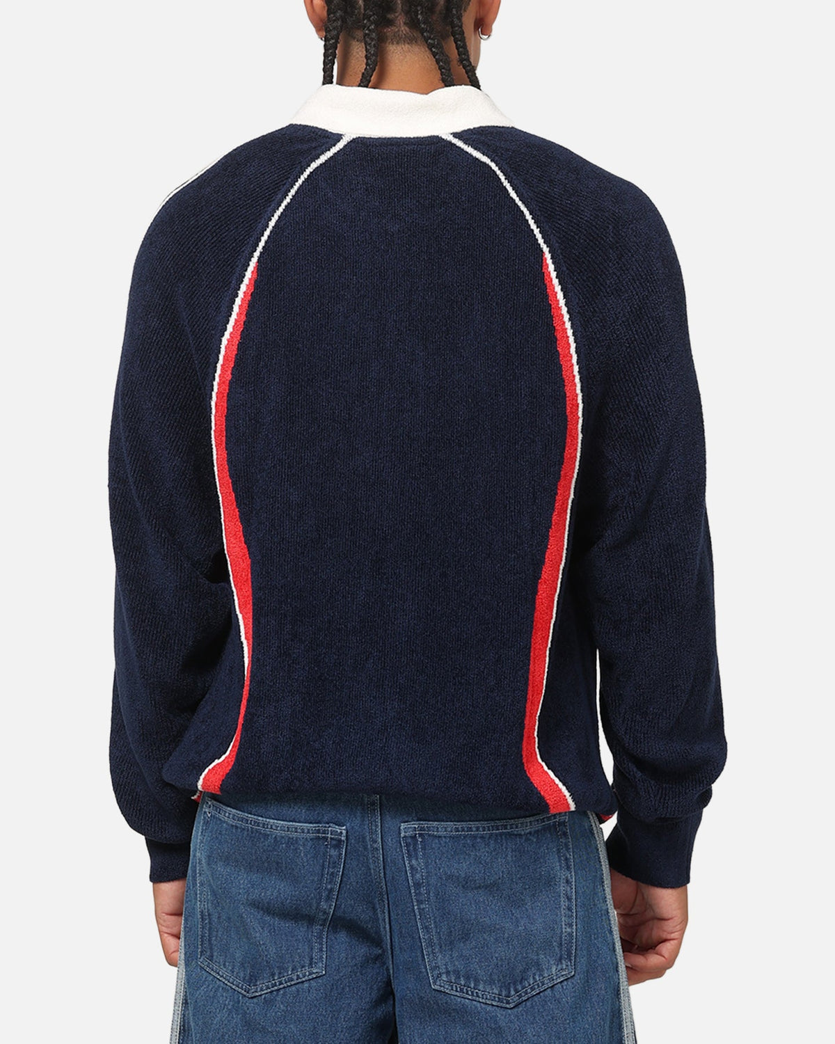 Best-Selling Adidas Retro Remix Teamgeist Long Sleeve Polo Night Indigo