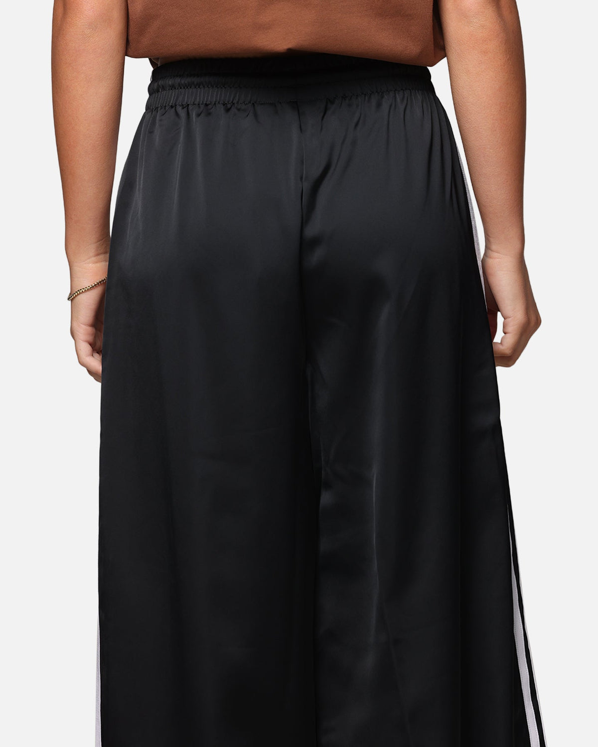 Best-Selling Adidas Women's Satin Wide Leg Pants Black