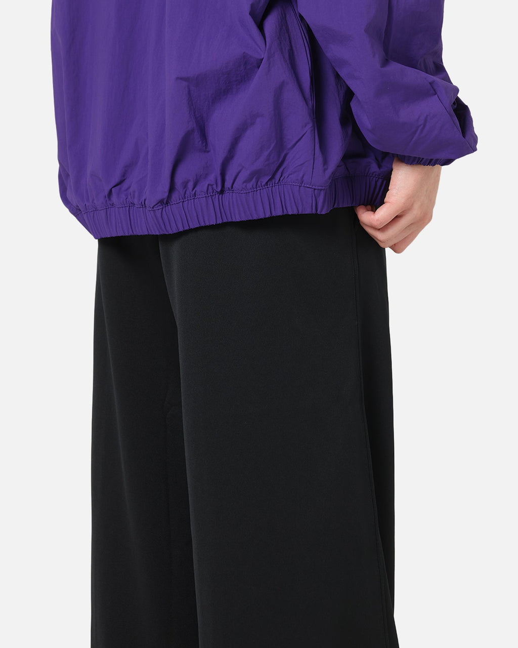 Top Seller Nike Women's Sportswear Mid-Rise Wide-Leg Track Pants Black/Black/Sail