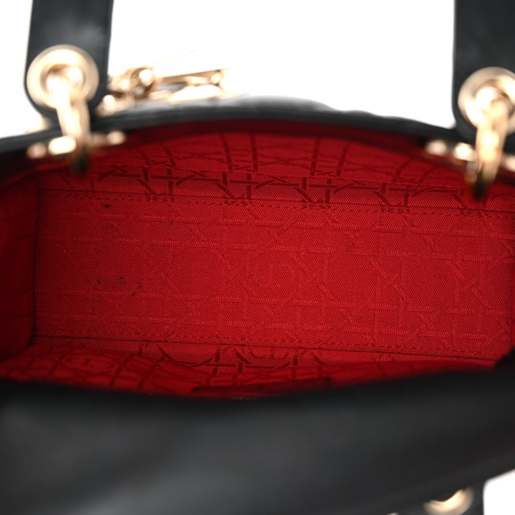 Lambskin Cannage Small My ABCDior Lady Dior Black AT My store