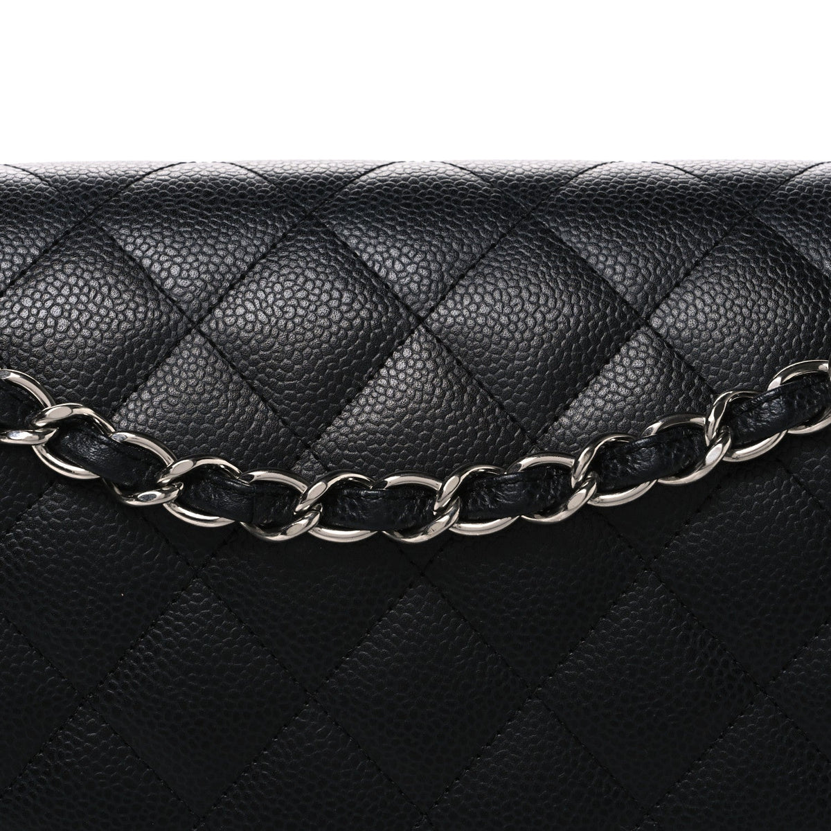 Caviar Quilted Maxi Double Flap Black At My store