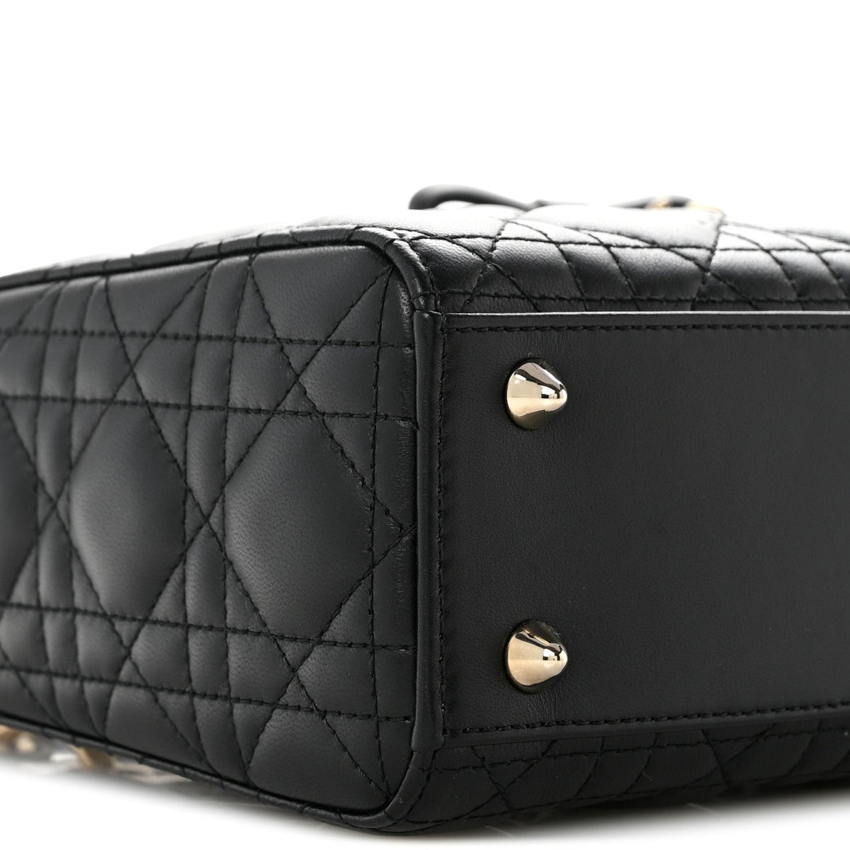 Lambskin Cannage Small Lady Dior Black AT My store