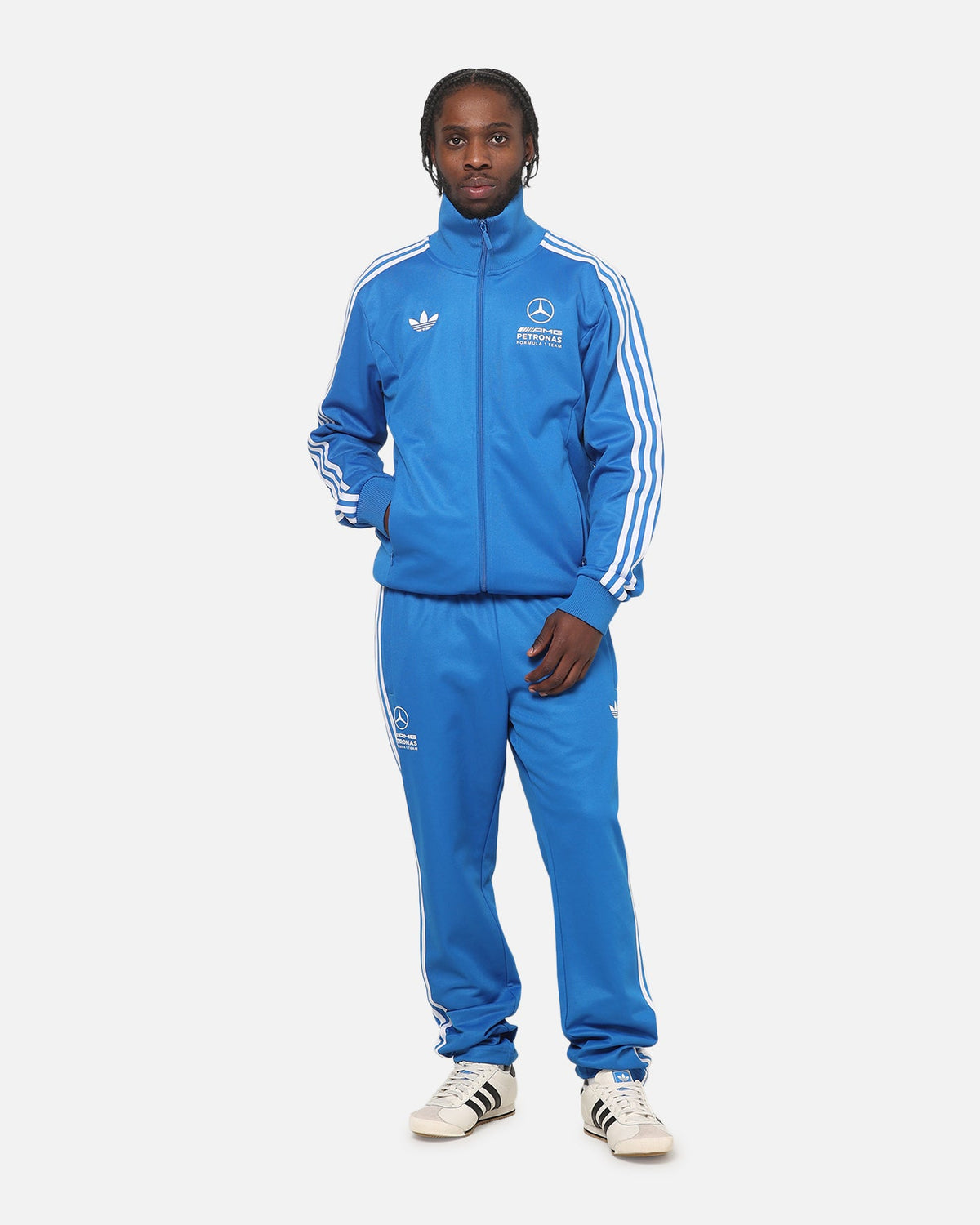 Best-Selling Adidas Mercedes-AMG Petronas Formula 1 Track Jacket Blue
