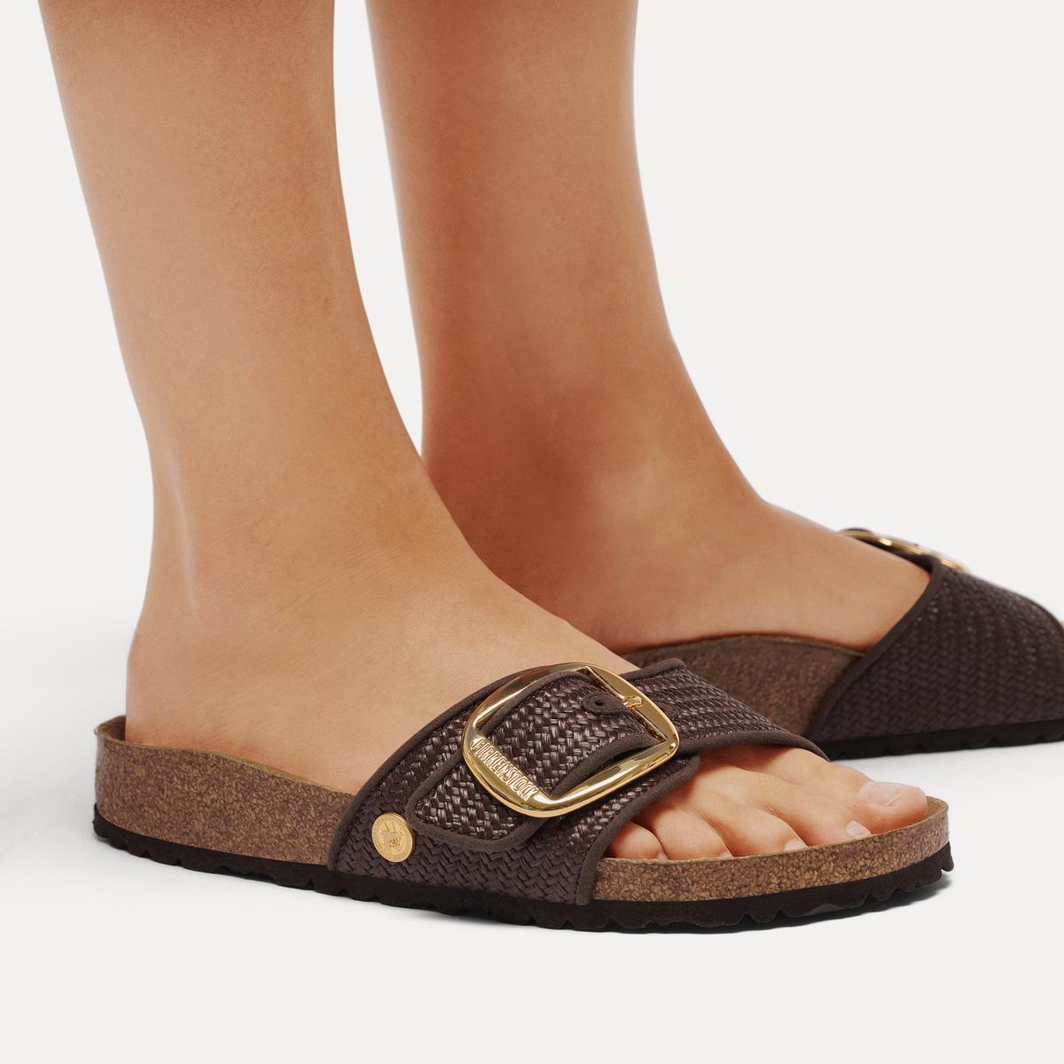 Madrid Big Buckle Raffia