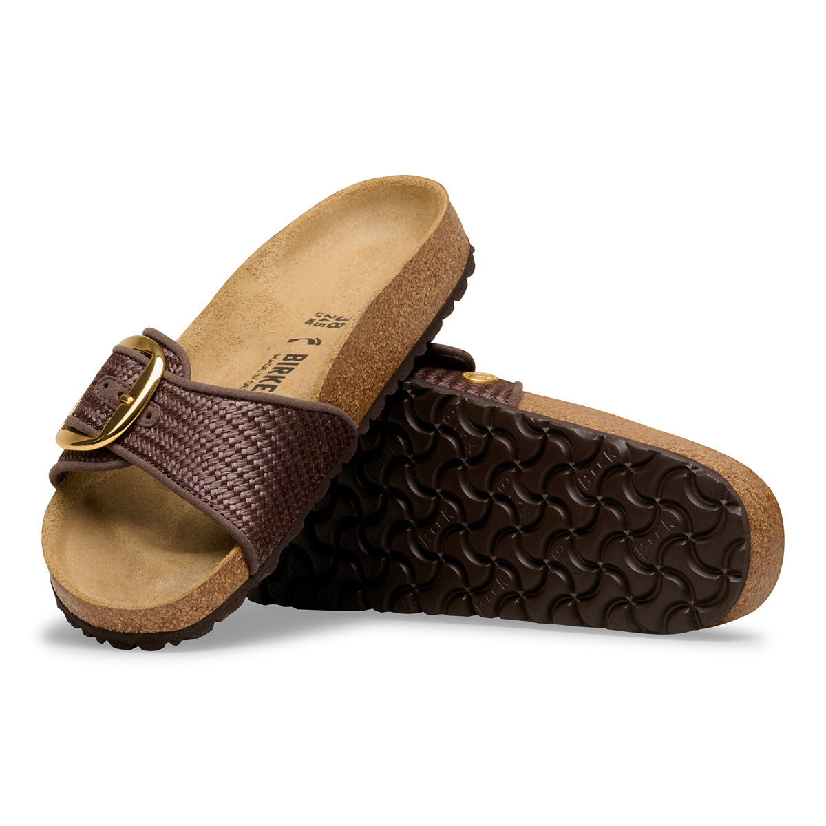 Madrid Big Buckle Raffia