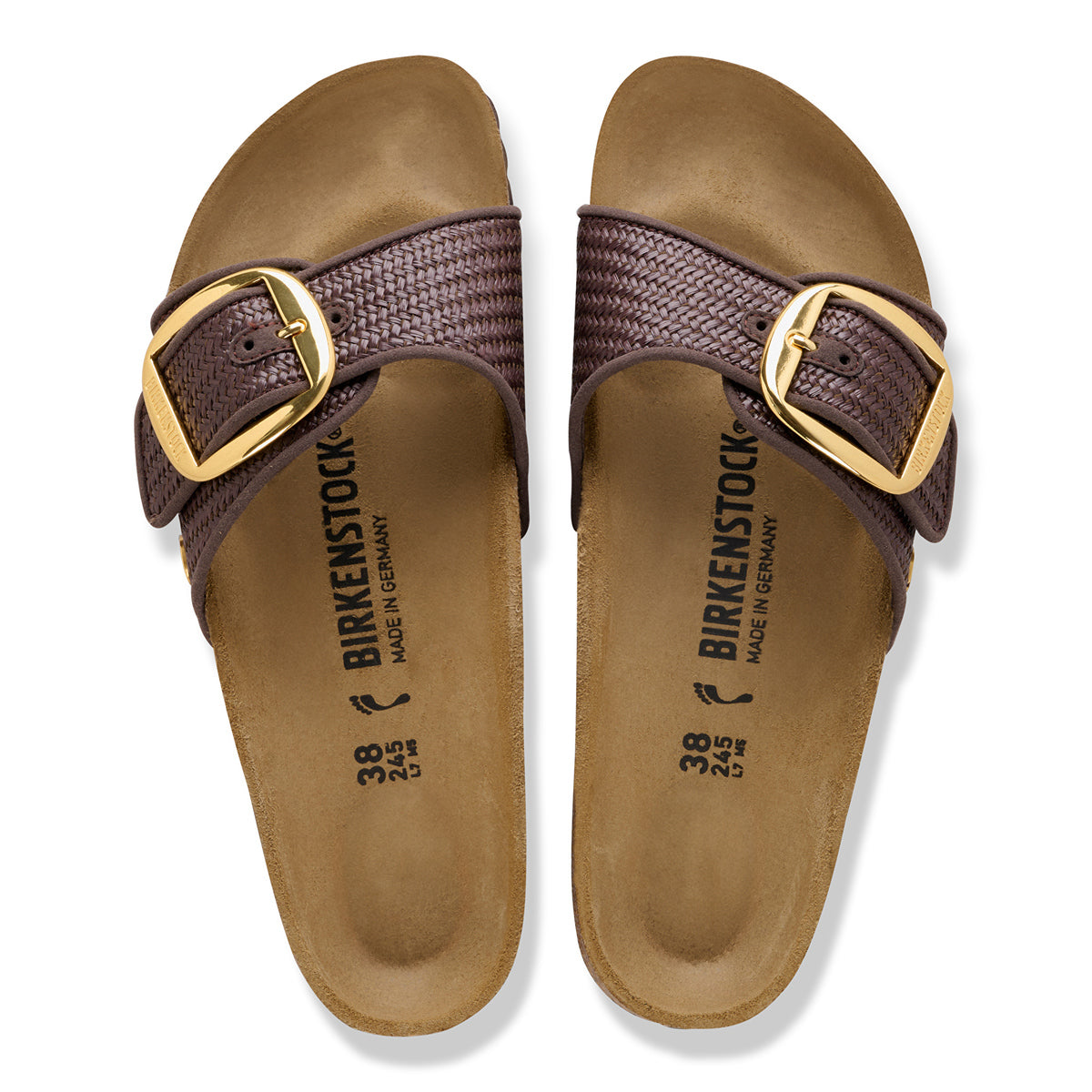 Madrid Big Buckle Raffia