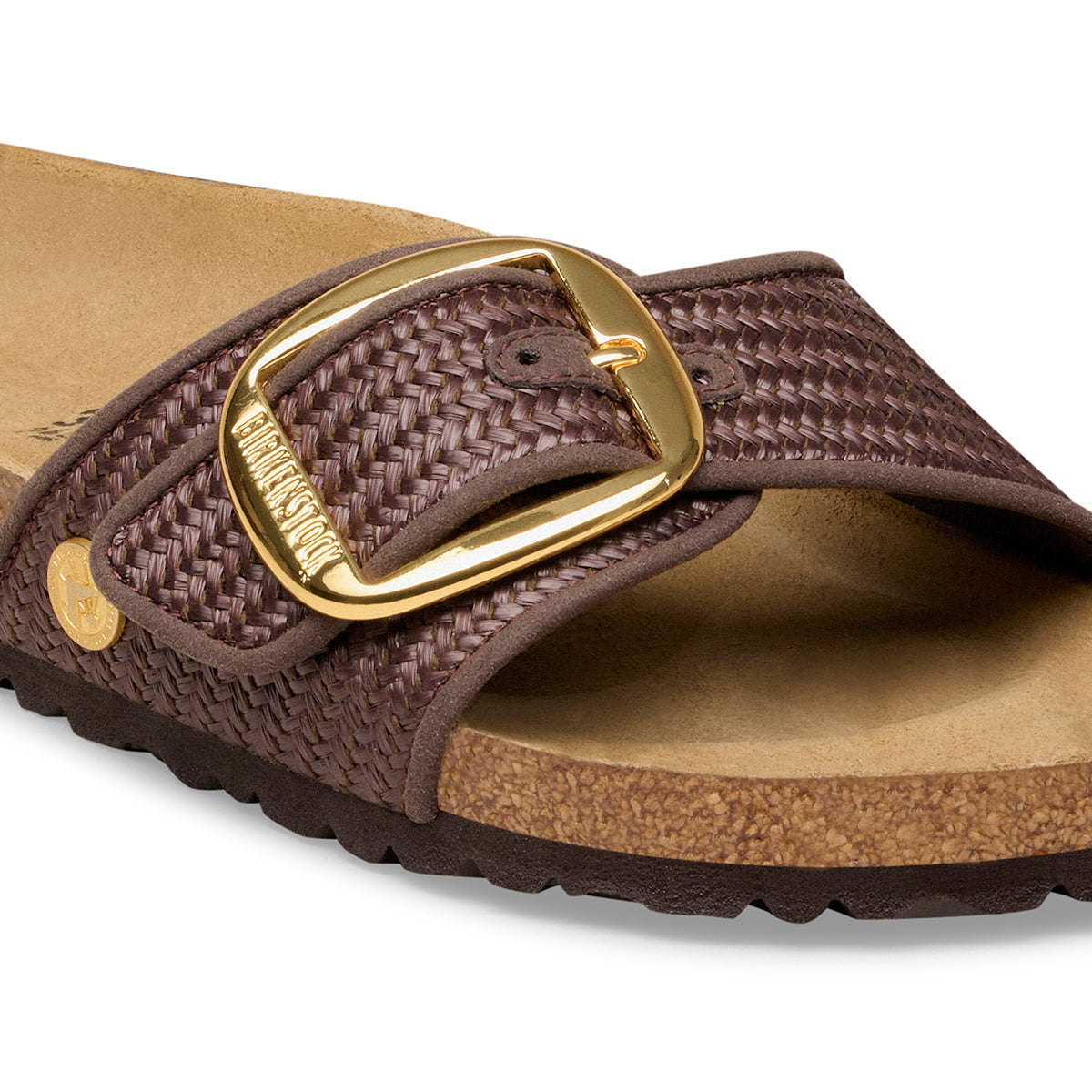 Madrid Big Buckle Raffia