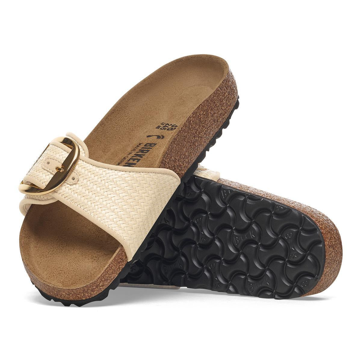 Madrid Big Buckle Raffia