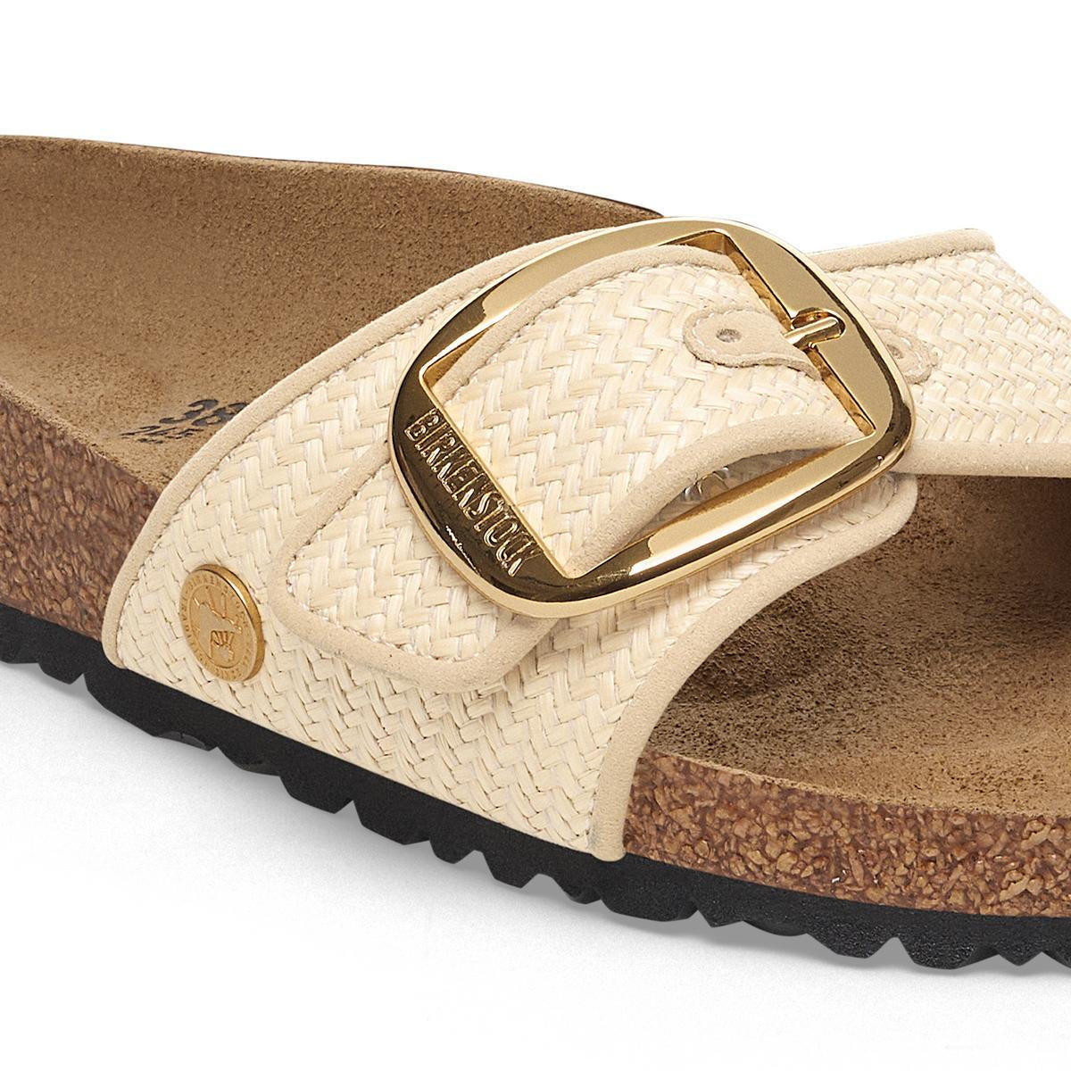 Madrid Big Buckle Raffia