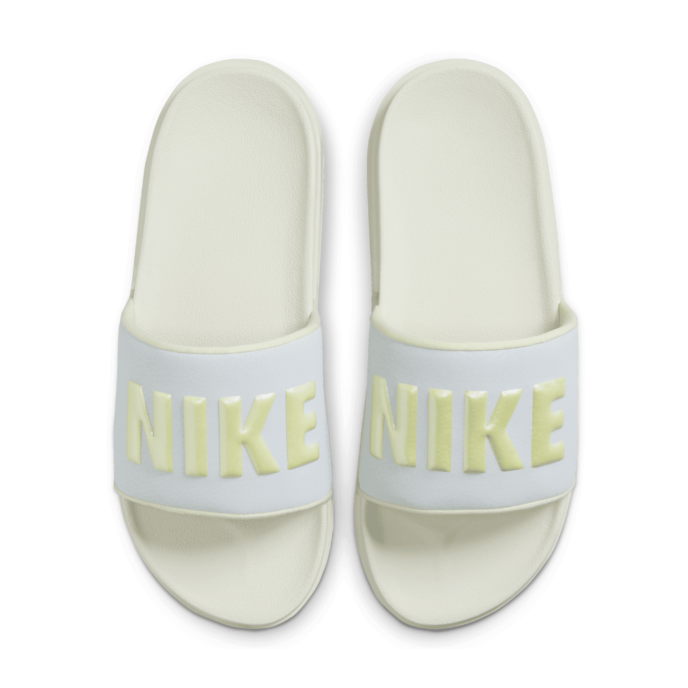 Top Seller Offcourt Slides Women's :Light Silver | Barely Volt