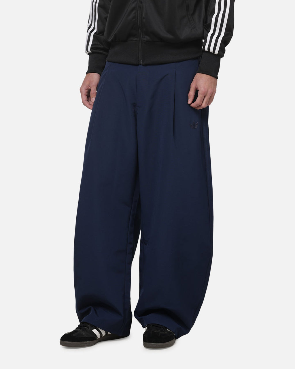 Best-Selling Adidas Originals Woven Barrel Pants Night Indigo