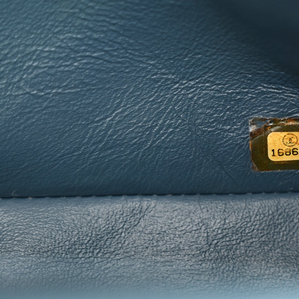 Lambskin Quilted Jumbo Double Flap Dark Blue At My store