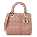 Lambskin Cannage Medium Lady Dior Fard AT My store
