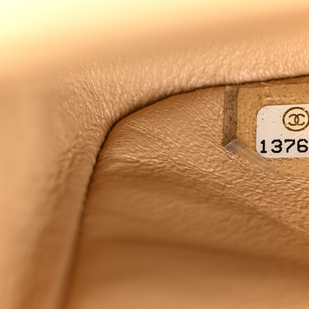 Metallic Patent Quilted Medium Double Flap Gold At My store