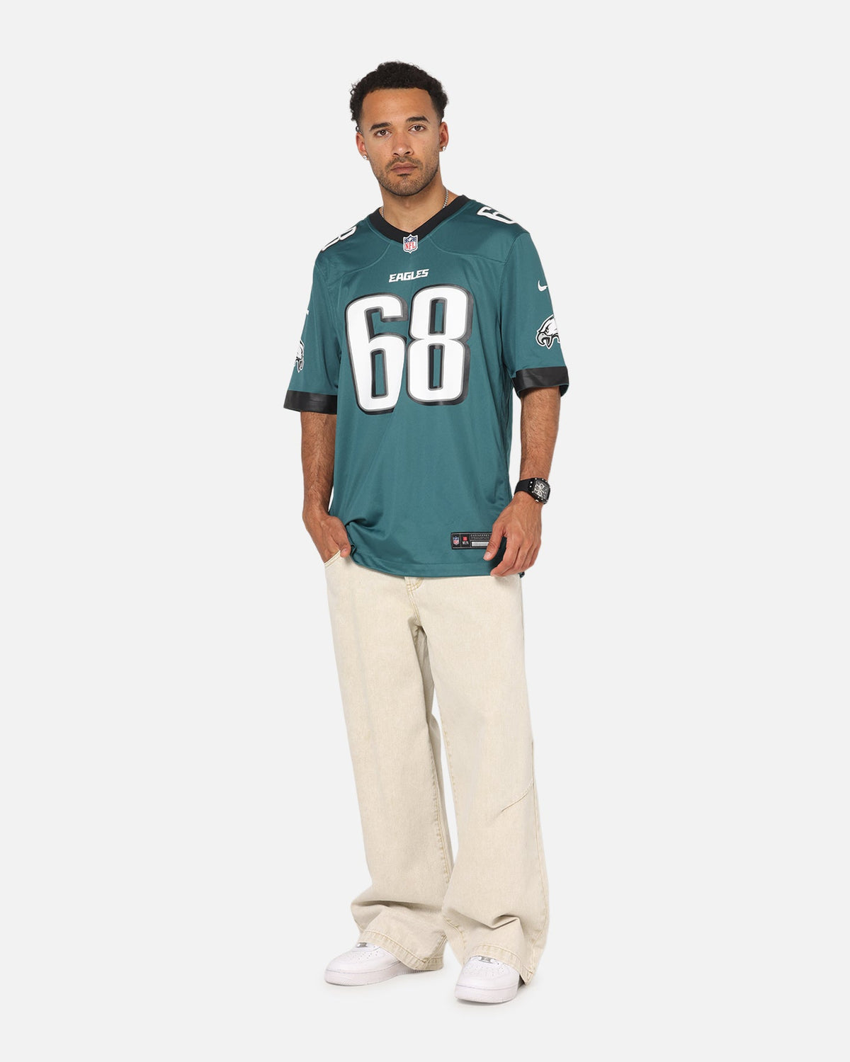 Top Seller Nike Philadelphia Eagles Jordan Mailata #68 Home Game NFL Jersey Teal
