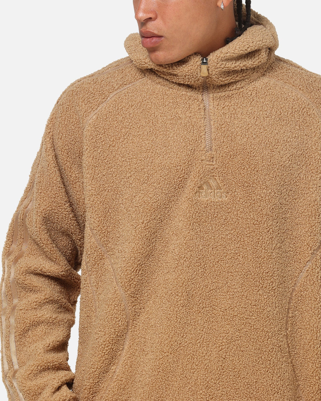 Best-Selling Adidas Fleece Teamgeist 1/4 Zip Hoodie Cardboard