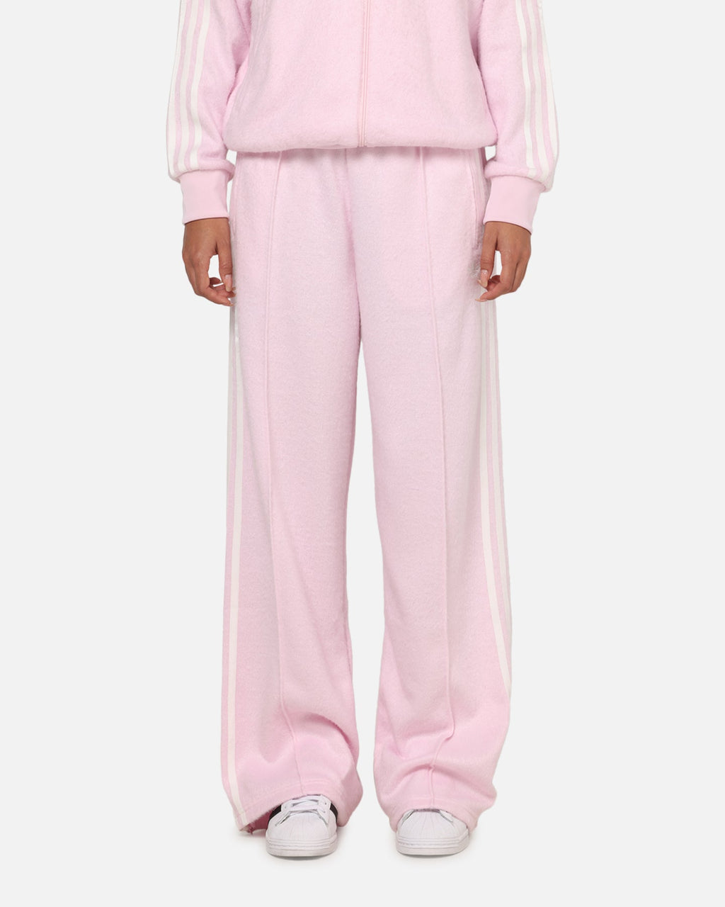 Best-Selling Adidas Women's Mohair Firebird Track Pants Clear Pink