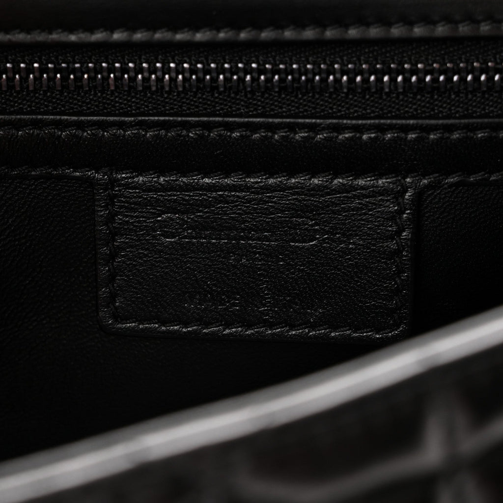 Calfskin Macrocannage Large Caro Bag Black AT My store