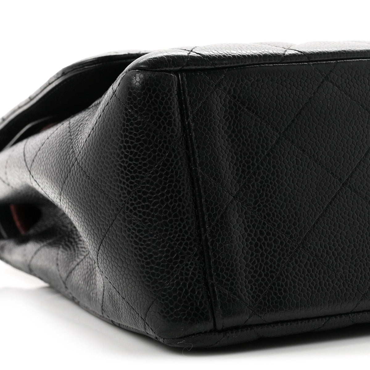 Caviar Quilted Maxi Double Flap Black At My store